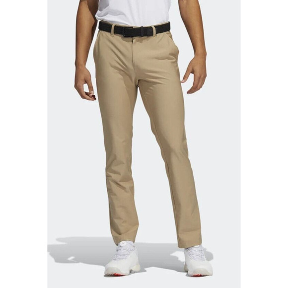 Adidas Golf Ultimate365 Classic Pants Flat Front GS1889 Tan Men's Size 32 x 32 - Picture 1 of 9